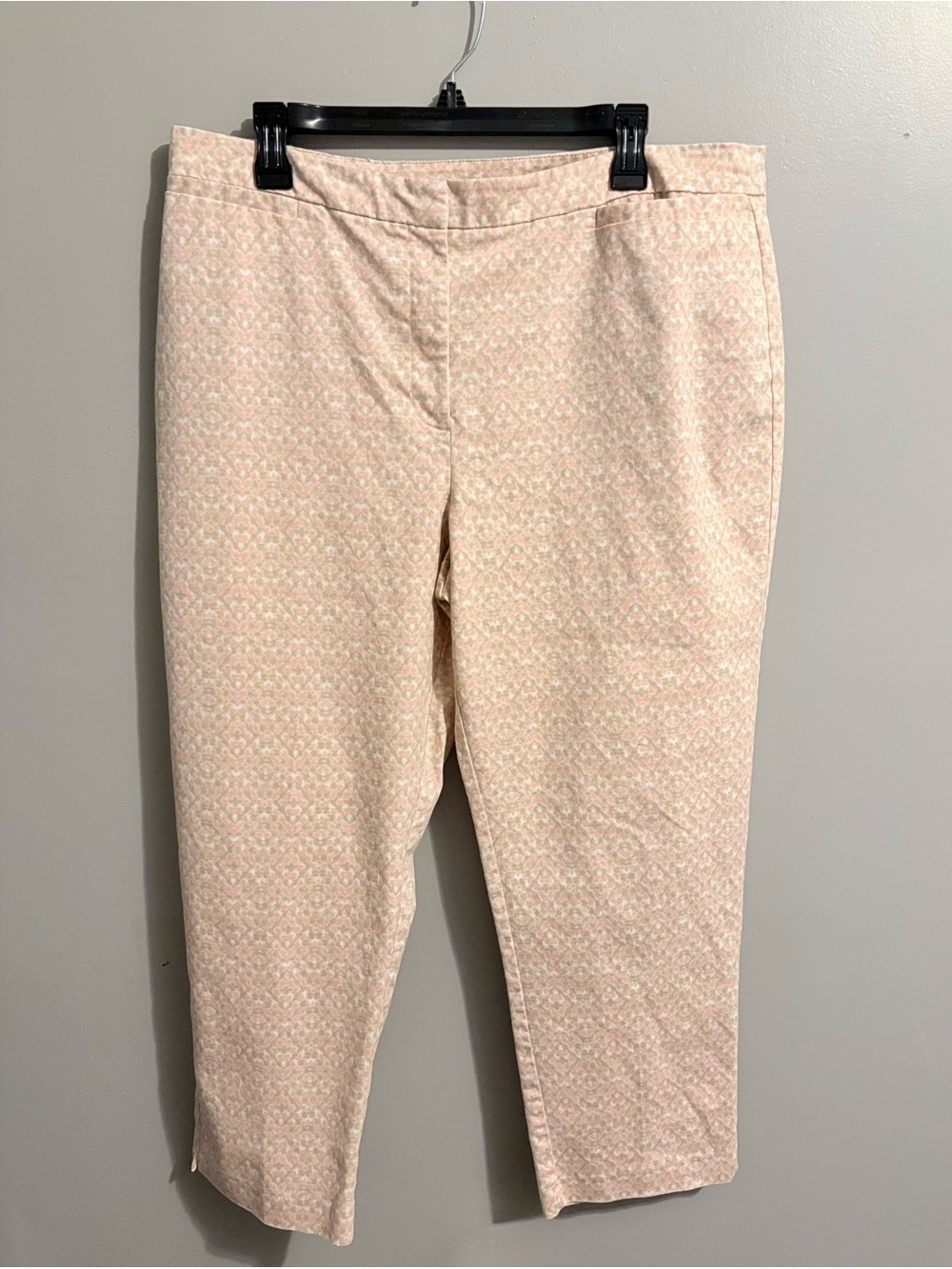 Ruby Rd. Pale Pink Geometric Pants